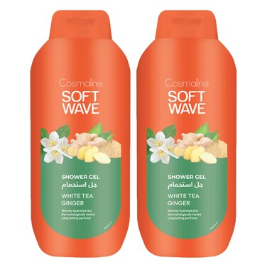 Softwave Shower Gel Tea Ginger 650MLX2 Special Price