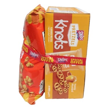 Snips Pretzel Knots 30GR + Chips Free Assorted