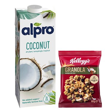 Alpro Coconut Drink 1L + Granola Fruits 60GR