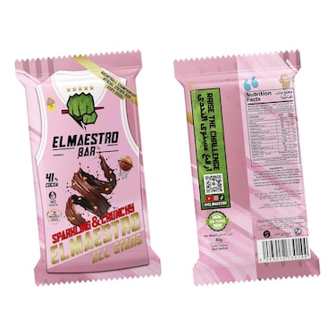 El Maestro All Stars Bar Crunchy Chocolate 40GR