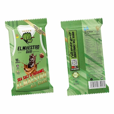 El Maestro All Stars Bar Sea Salt Caramel Chocolate 40GR