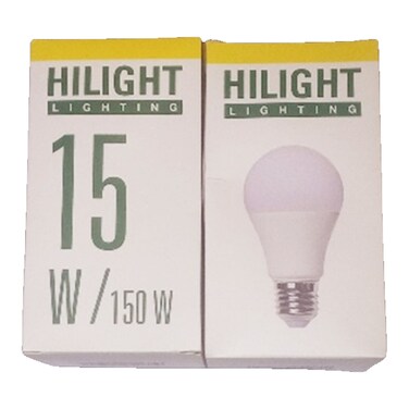 Lcdc Led Bulb 15W Warm White X2