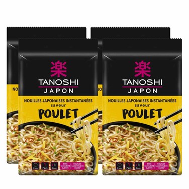 Tanoshi Instant Noodles Chicken 85GR 3+1 Free