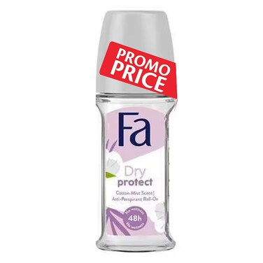 Fa Roll On For Women Dry  Cotton 50ML 20% Off