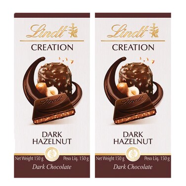 Lindt Dark Hazelnut Chocolate 2X150GR Special Price