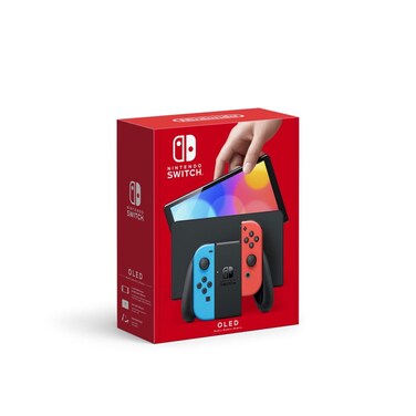 Nintendo Switch Oled Neon Red And Blue