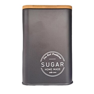Canister With Bamboo Cover