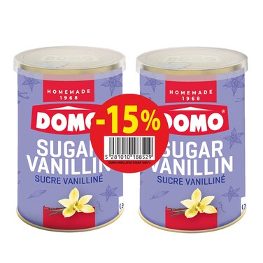 Domo Vanillated Sugar 2X100GR 15% Off