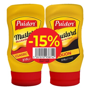 Puidor Mustard+ Dijon 310GR 15% Off