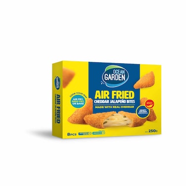 Ocean Garden Air Fried Cheddar Jalapeno Bites 250GR