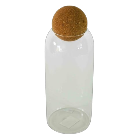 360 Home Glass Jar With Cover 9X25CM