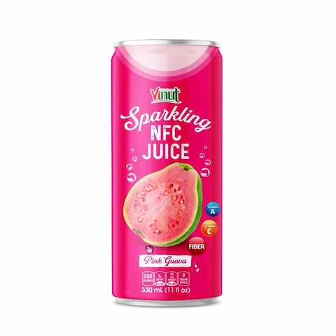 Vinut Sparkling Juice Pink Guava 330ML