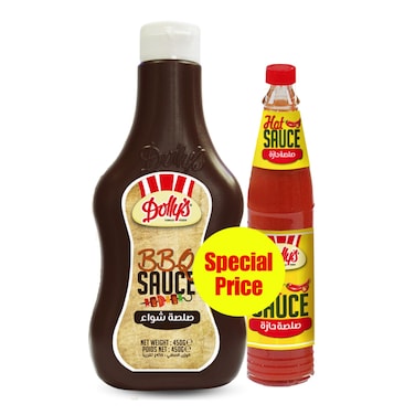 Dolly'S Bbq 450GR + Hot Sauce 88ML Special Price