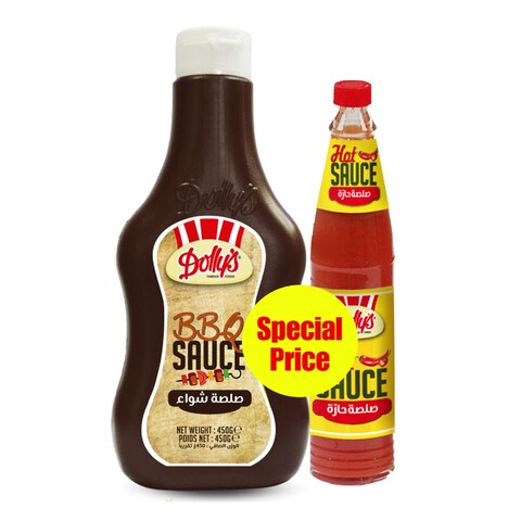 Dolly&#39;S Bbq 450GR + Hot Sauce 88ML Special Price