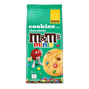 M&amp;M Cookies Chocolate Minis 180GR