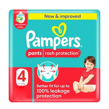 Pampers Pants S4 9-14KG 52 Diapers