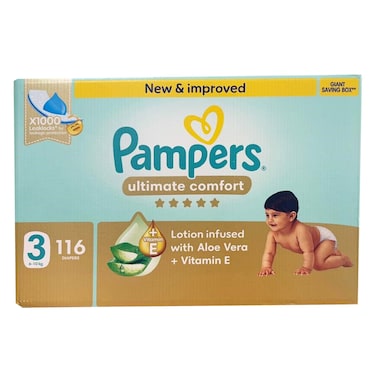 Pampers S3 6-10KG 116 Diapers