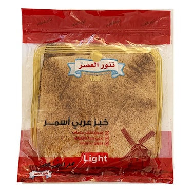 Tannour Al Asr Pita Brown Bread 320GR