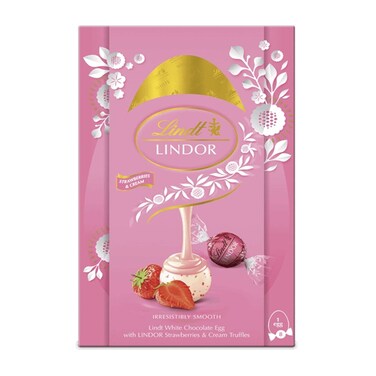 Lindt White Chocolate Egg Strawberry And Cream 260GR