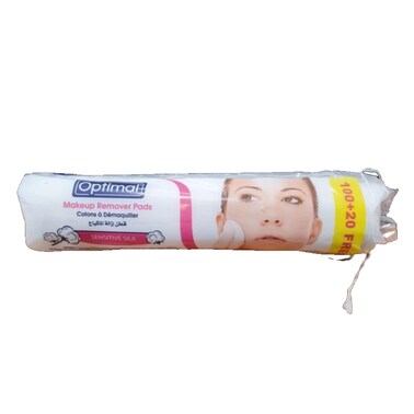 Optimal Make Up Remover Pads 120 Pieces