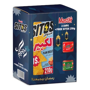 Master Sitos Kabir Chips 210GR + 2 Dips