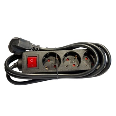3 Way Plug Socket 1.5 Meters