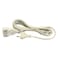 Euro Extension Cable 3 Meters White