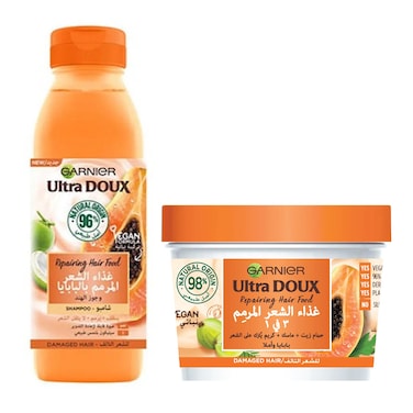 Ultra Doux Shampoo Papaya 350ML + Mask 360ML