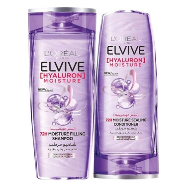 Elvive Shampoo Hyaluron 400ML + Conditioner 360ML 20% Off