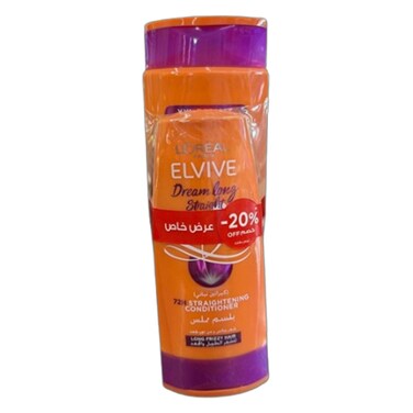 Elvive Shampoo Dream Long Straight 600ML + Conditioner 20% Off