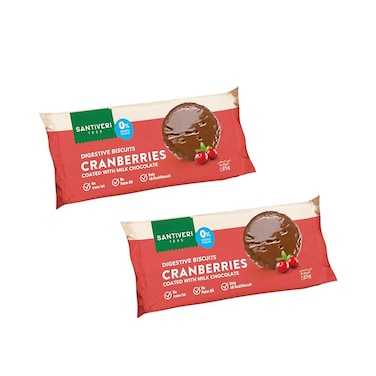 Santiviri Digestive Cranberries Waffer 85GRX2 Special Price