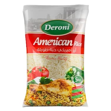 Deroni American Rice 4+1KG Free