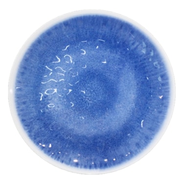 360 Home Melamin Blue Cement 9" Plate