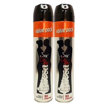 Intesa Unisex Deodorant Attraction 2X200ML 15% Off