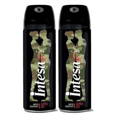Intesa Unisex Deodorant Supersex 2X200ML 15% Off