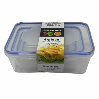 Plastic Containers Set Of 4