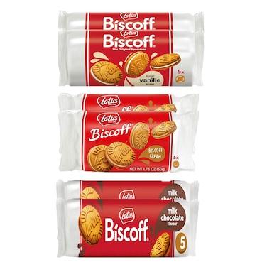 Lotus Biscoff Assorted Sandwich 50GR 5+1 Free