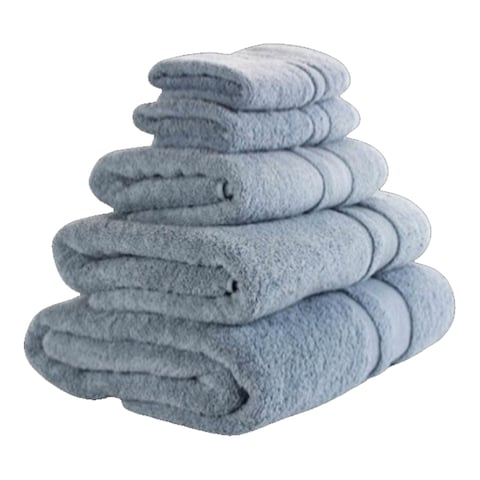 360  Towels 100% Cotton Light Grey 35X35CM 1 Piece