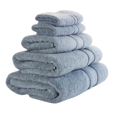 360  Towels 100% Cotton Light Grey 100X150CM 1 Piece
