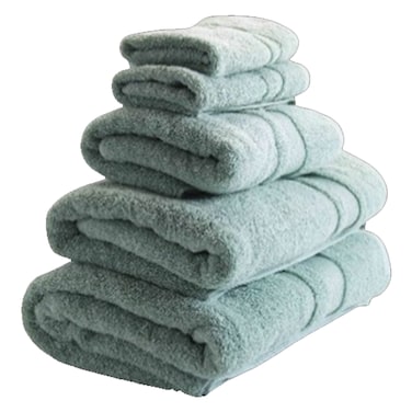 360  Towels 100% Cotton Green 50X100CM 1 Piece