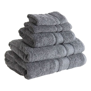 360  Towels 100% Cotton Grey 100X150CM 1 Piece