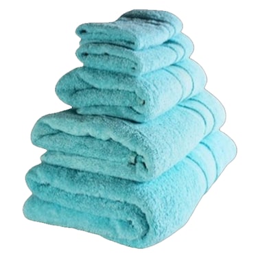 360  Towels 100% Cotton Blue 50X100CM 1 Piece