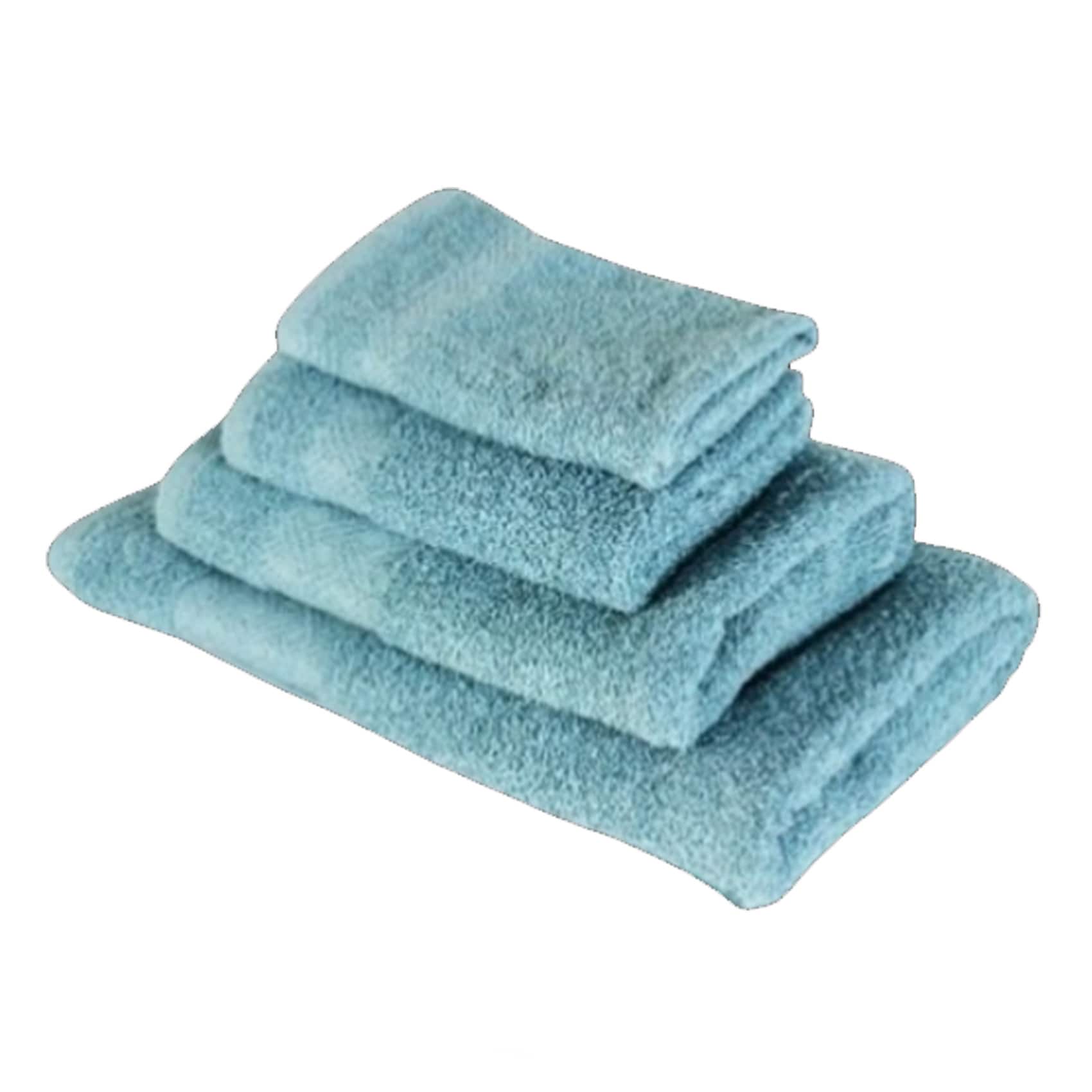 Buy 360 Towel 100% Cotton 35X35CM Aqua Piece Online Carrefour