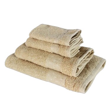 360 Towel 100% Cotton 35X50CM Beige  1 Piece