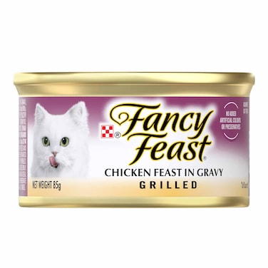 Fancy Feast Cat Grilled Chicken Feast In Gravy 85GR