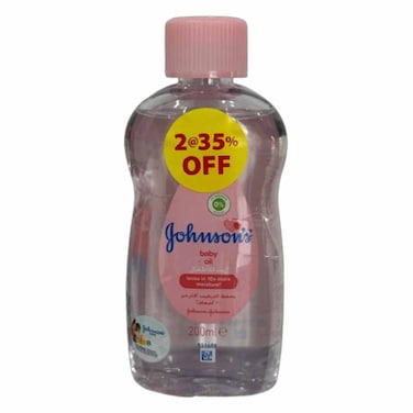 Johnson Baby Oil 200MLX2 35% Off