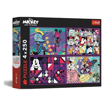 Mickey Adventure Series 4X250 Pieces