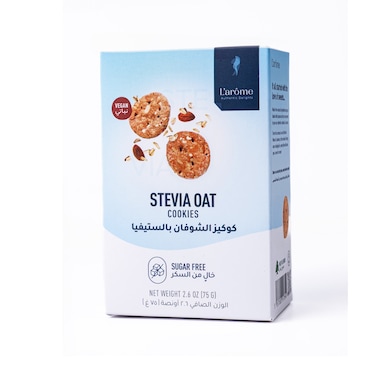 Larome Stevia Oat Cookies 75GR