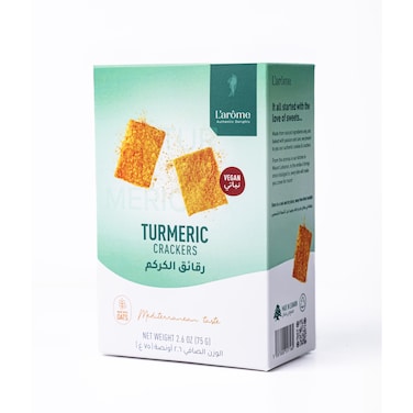 Larome Tumeric Crackers 75GR