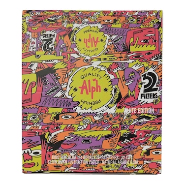 Alph White King Size Red + Tip